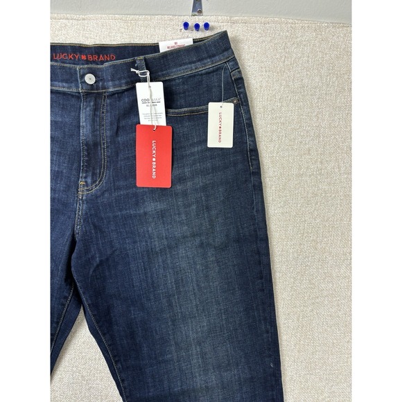 Lucky Brand Mens Relaxed Straight Jeans Size 38x30 Blue - Picture 4 of 9